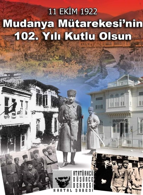 Mudanya Mütarekesi 102. Yılını kutluyoruz.